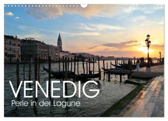 Kalender/agenda Venedig - Perle in der Lagune (Wandkalender 2027 DIN A3 quer), CALVENDO Monatskalender Calvendo