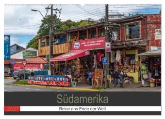 Kalender/Terminbuch Südamerika - Reise ans Ende der Welt (Wandkalender 2027 DIN A2 quer), CALVENDO Monatskalender Calvendo