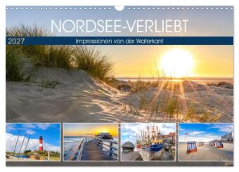 Kalender/Terminbuch NORDSEE-VERLIEBT (Wandkalender 2027 DIN A3 quer), CALVENDO Monatskalender Calvendo