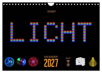 Kalender/agenda Kunst LICHT Kalender (Wandkalender 2027 DIN A4 quer), CALVENDO Monatskalender Calvendo