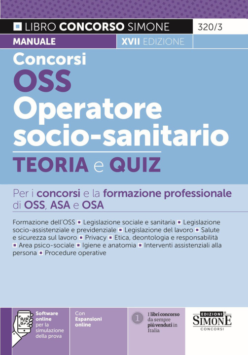 Libro Concorsi OSS operatore socio-sanitario 