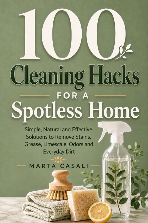 Libro 100 Cleaning Hacks for a Spotless Home Marta Casali