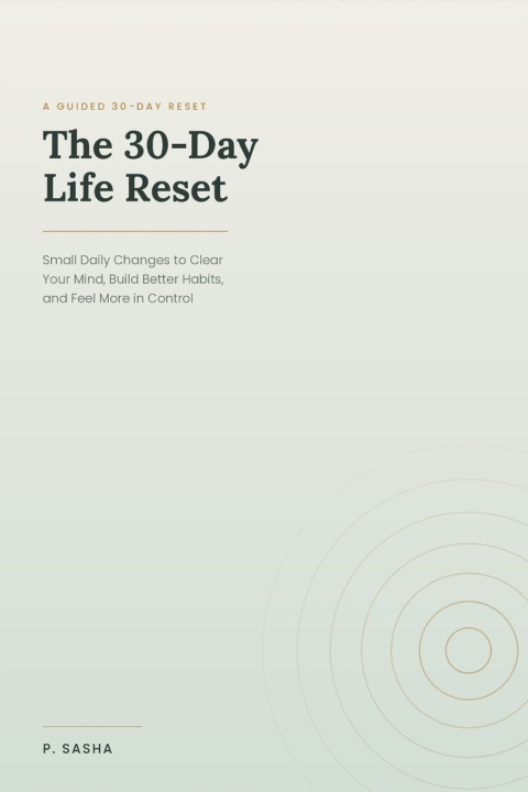 Libro THE 30-DAY LIFE RESET P Sasha