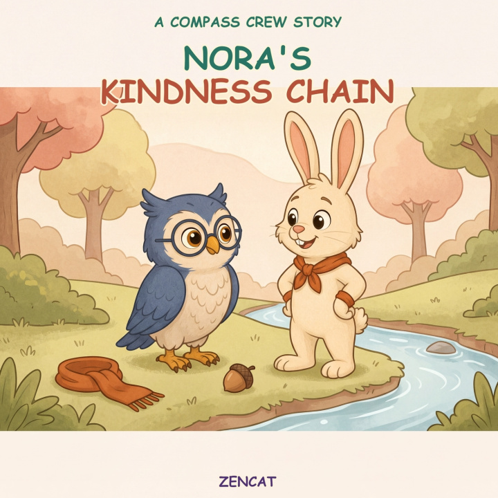 Knjiga Nora's Kindness Chain ZenCat Color