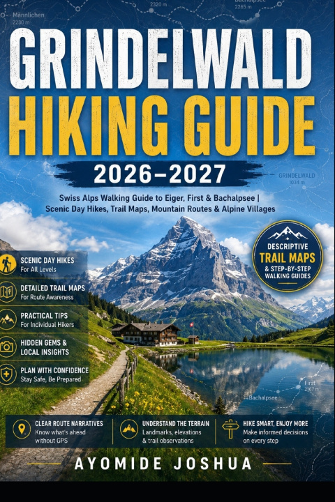Kniha GRINDELWALD HIKING GUIDE 2026-2027 AYOMIDE JOSHUA