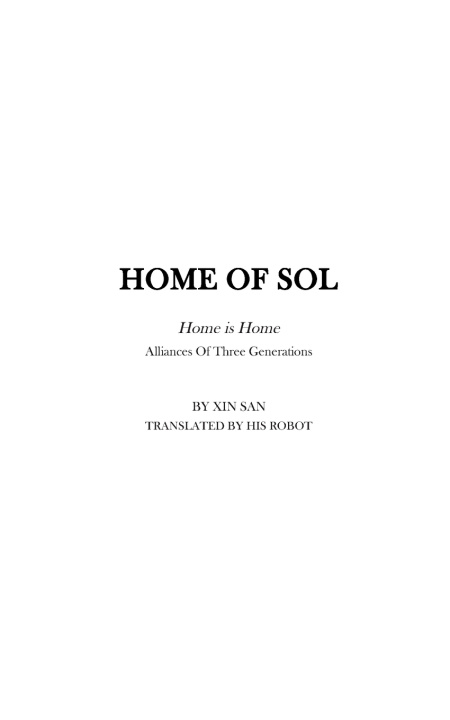 Kniha HOME OF SOL Xin San