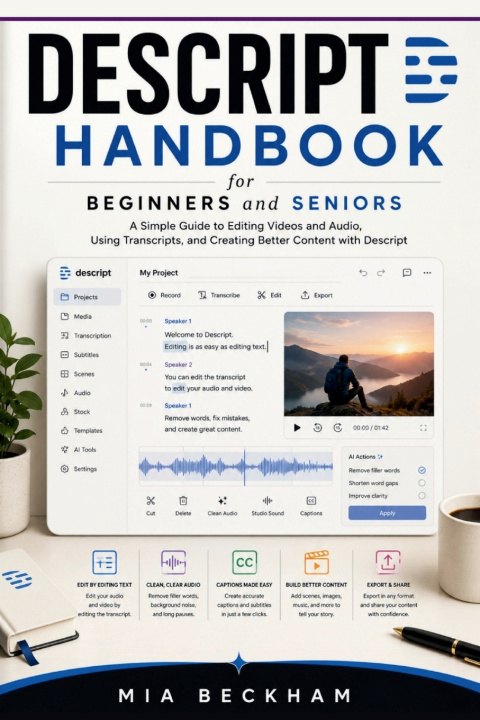 Knjiga Updated Descript Handbook for Beginners and Seniors Mia Beckham