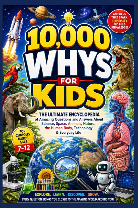 Kniha 10,000 Why's for Kids 2026 COACH WILLS J