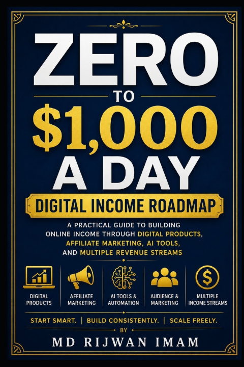 Książka Zero to $1,000 a Day MD RIJWAN IMAM