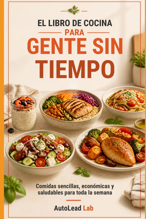 Libro Cocina para Gente sin Tiempo AutoLead Lab