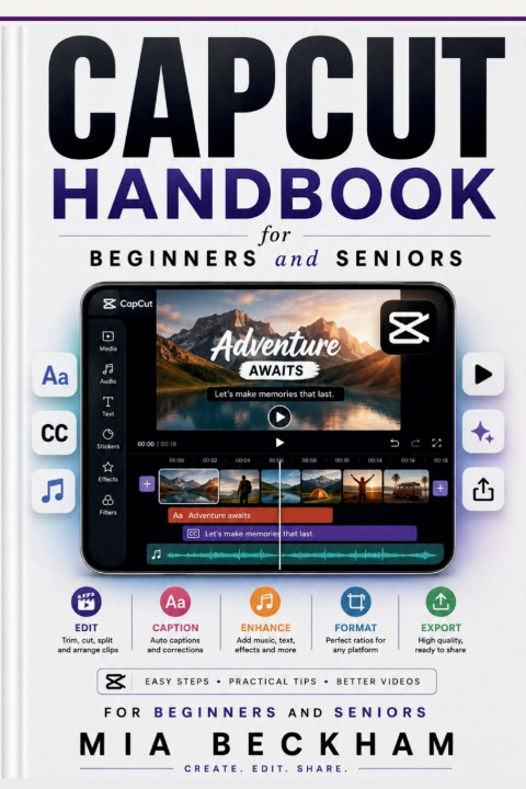 Kniha Updated CapCut Handbook for Beginners and Seniors Mia Beckham