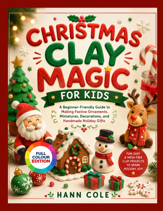 Kniha CHRISTMAS CLAY MAGIC FOR KIDS Hann Cole