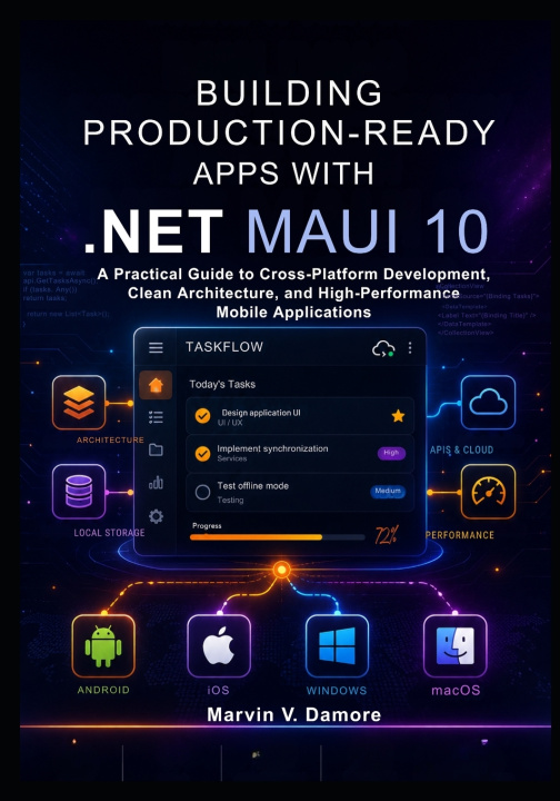 Libro Building Production-Ready Apps with .NET MAUI 10 Marvin V. Damore