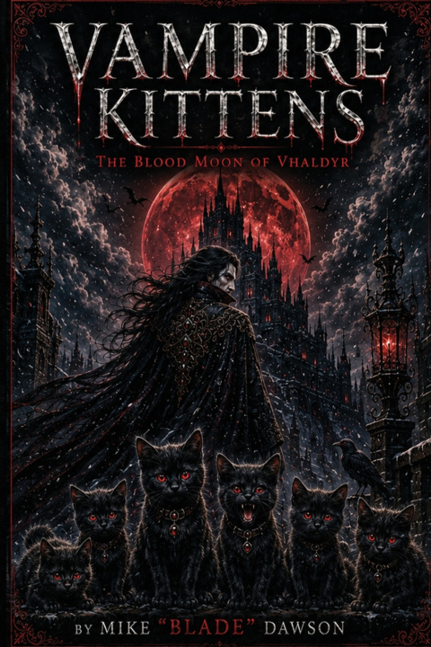 Book Vampire Kittens Mike Blade Dawson