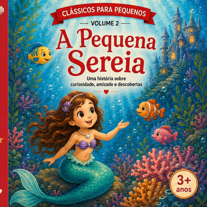 Livro A Pequena Sereia Sergio Ajudarte