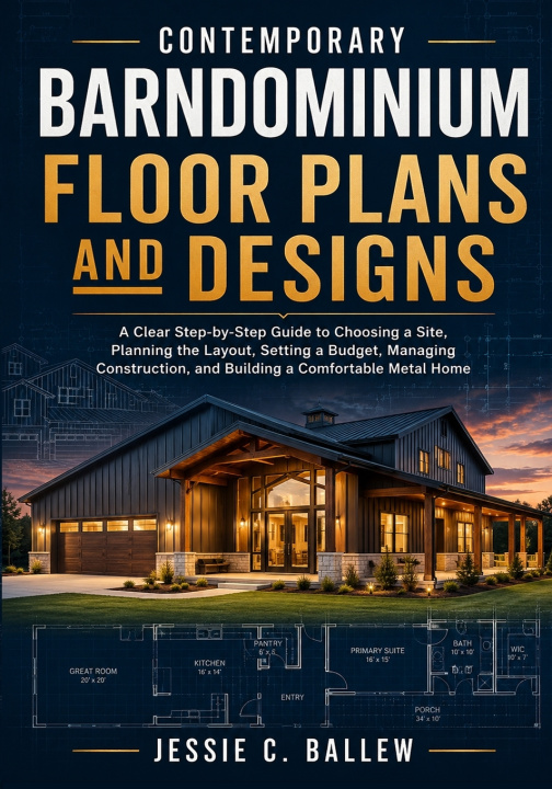 Libro Contemporary Barndominium Floor Plans and Designs Jessie C. Ballew
