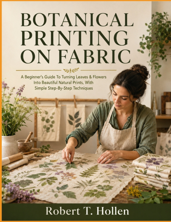 Книга Botanical Printing On Fabric Robert T. Hollen