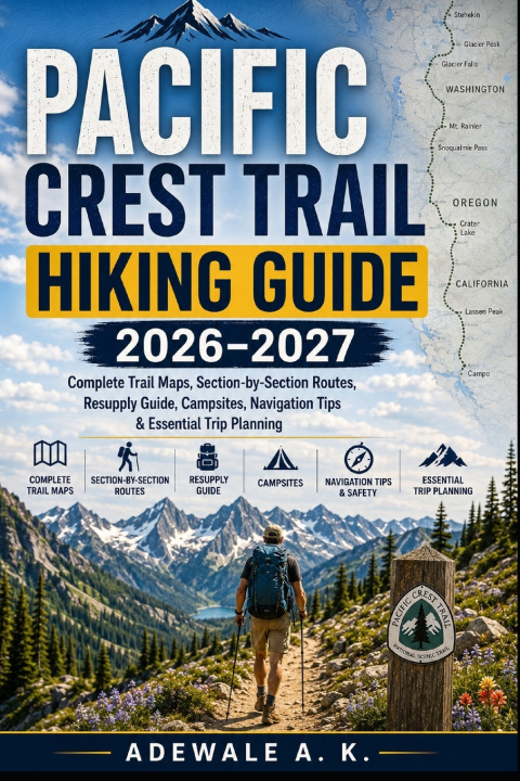 Libro PACIFIC CREST TRAIL HIKING GUIDE 2026-2027 ADEWALE A. K.