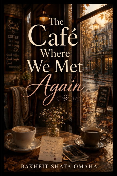 Livro The Café Where We Met Again BAKHEIT OMAHA