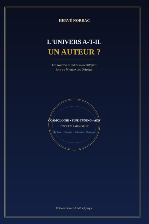 Könyv L'univers a-t-il un Auteur ? Hervé NORRAC