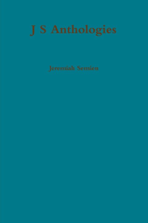 Carte J S Anthologies Jeremiah Semien
