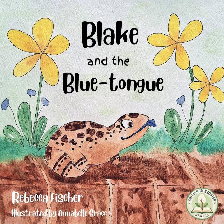 Livro Blake and the Blue-tongue Rebecca Fischer