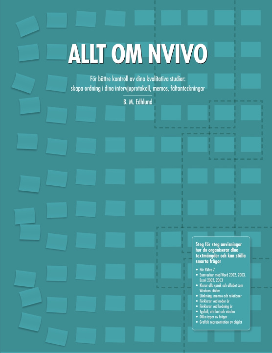 Livro Allt om NVivo Bengt Edhlund