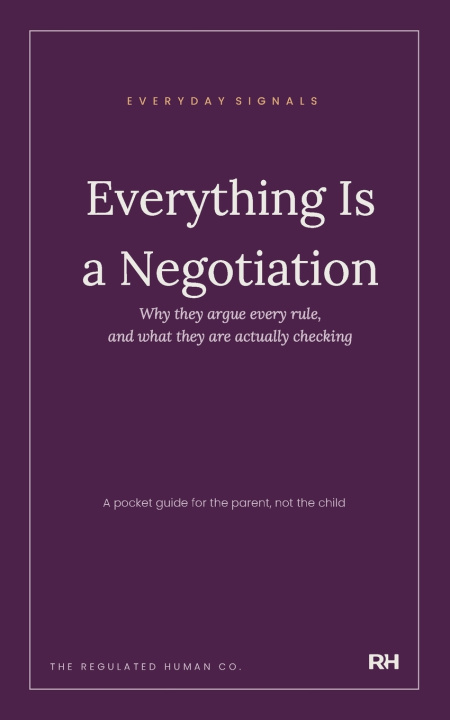 Carte Everything Is a Negotiation The Regulated Human Co.