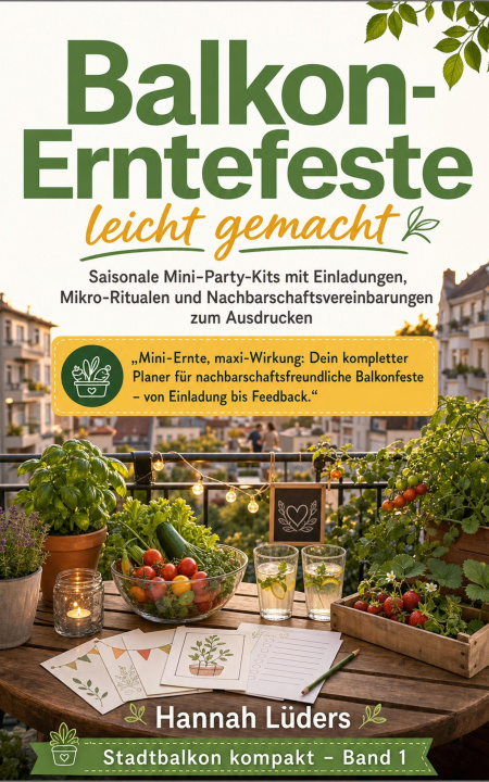 E-kniha Balkon-Erntefeste leicht gemacht Hannah Luders