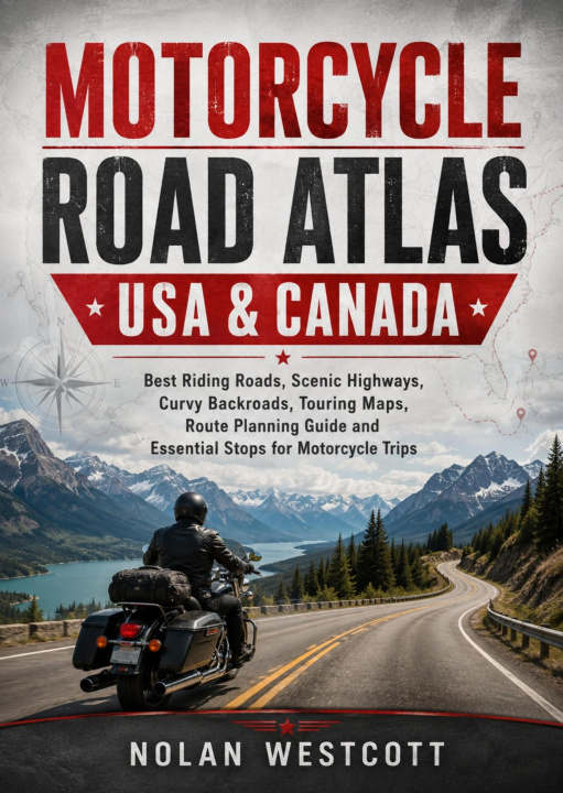 E-book Motorcycle Road Atlas USA & Canada Nolan Westcott
