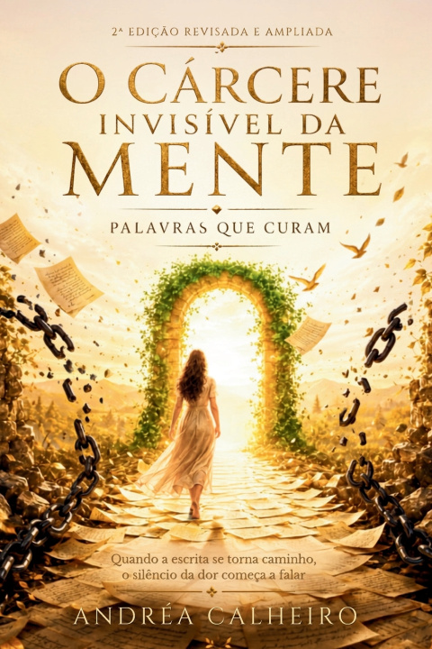 Livro O Cárcere Invisível da Mente - Palavras que Curam Andréa Calheiro