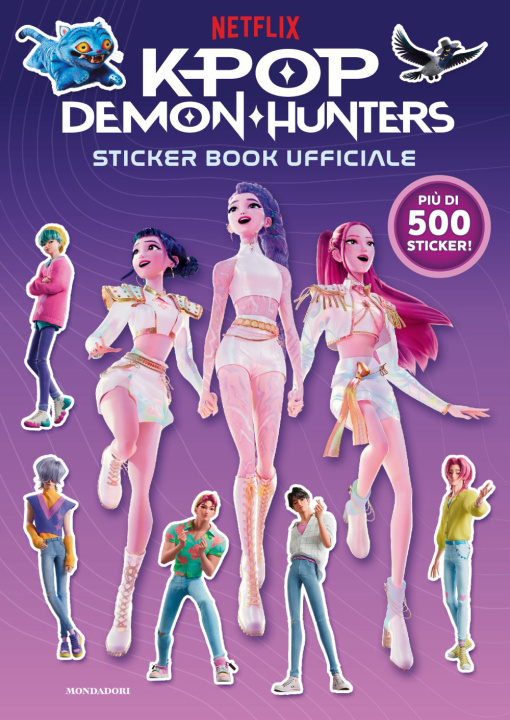 Buch KPop Demon Hunters. Sticker book ufficiale 