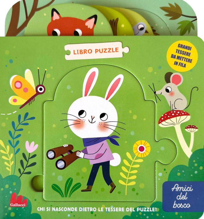 Buch Amici del bosco. Libro puzzle Ana Varela