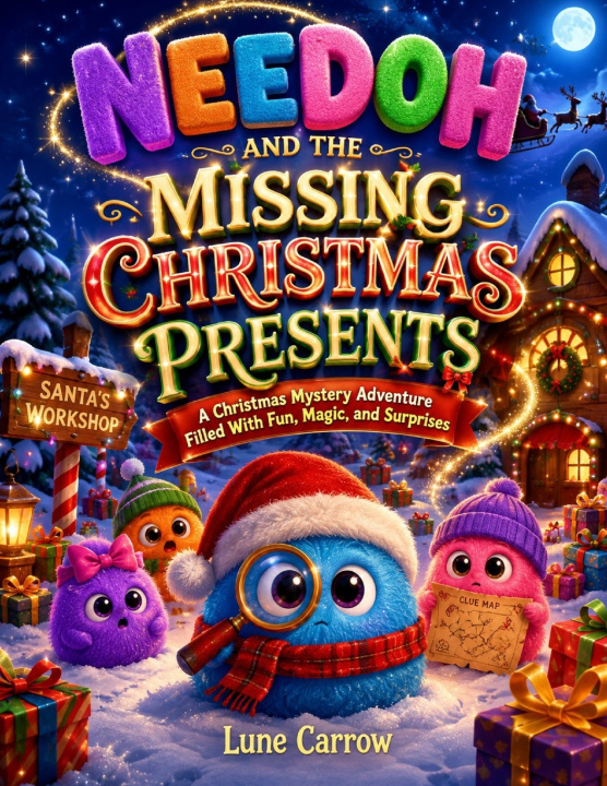 Livro NEEDOH AND THE MISSING CHRISTMAS PRESENTS Lune Carrow