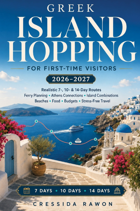 Könyv GREEK ISLAND HOPPING FOR FIRST-TIME VISITORS 2026-2027 Cressida Rawon