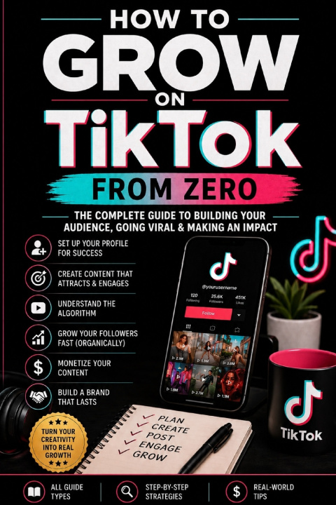 Kniha How To Grow On TikTok From Zero Robert King