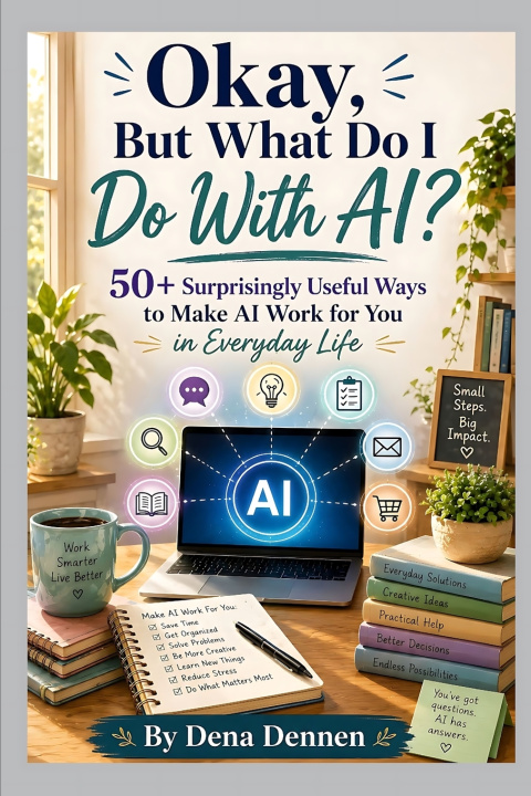 Libro Okay, But What Do I Do With AI? Dena Dennen