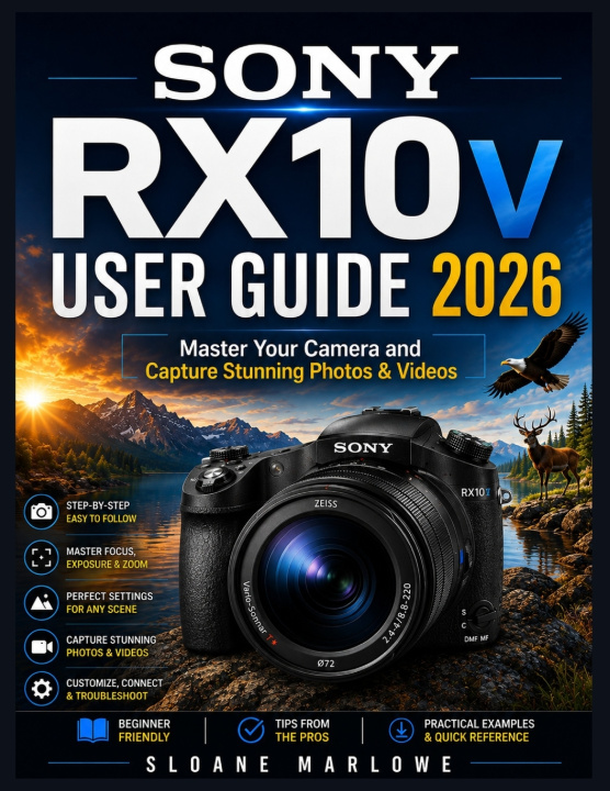 Kniha SONY RX10 V USER GUIDE 2026 Sloane Marlowe
