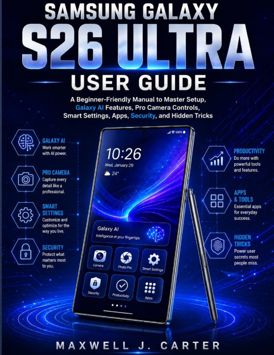 Книга Samsung Galaxy S26 Ultra User Guide Maxwell J. Carter