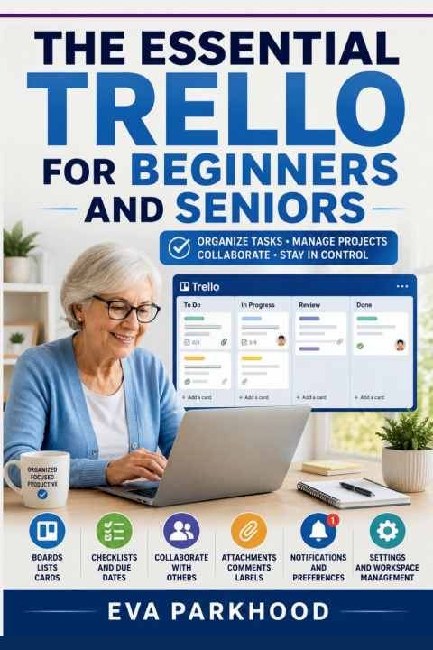 Kniha THE ESSENTIAL TRELLO FOR BEGINNERS AND SENIORS Eva Parkhood