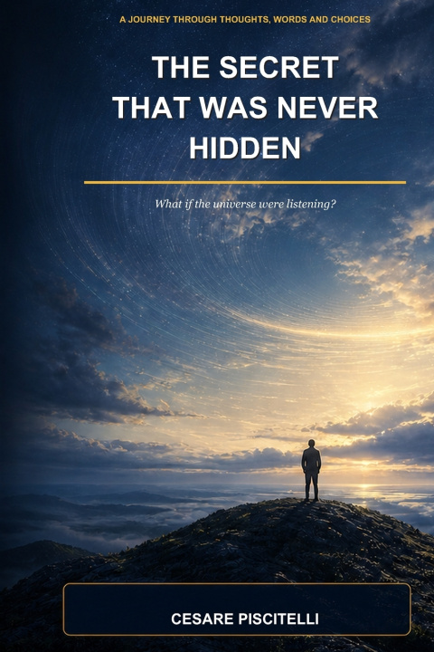 Livro THE SECRET WAS NEVER HIDDEN Cesare Piscitelli