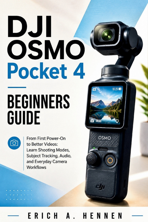 Livro DJI Osmo Pocket 4 Beginners Guide Erich A. Hennen