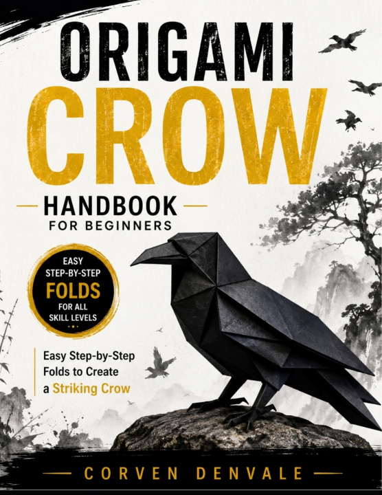 Libro Origami Crow Handbook for Beginners Corven Denvale