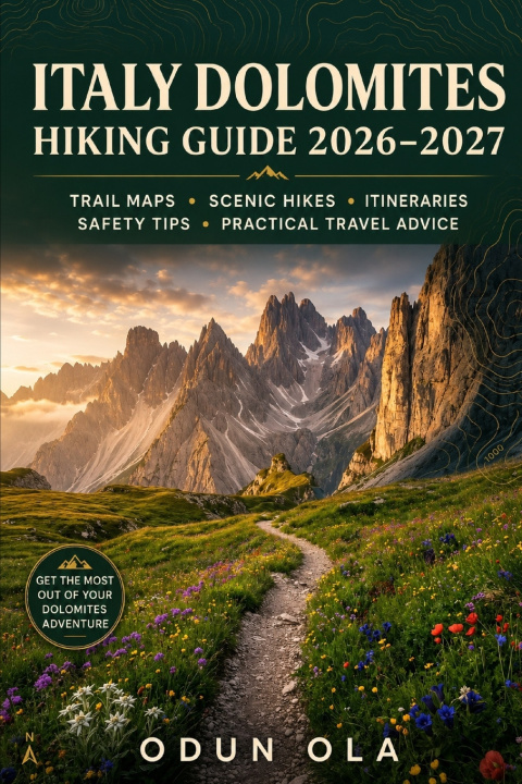 Libro ITALY DOLOMITES HIKING GUIDE 2026-2027 ODUN OLA
