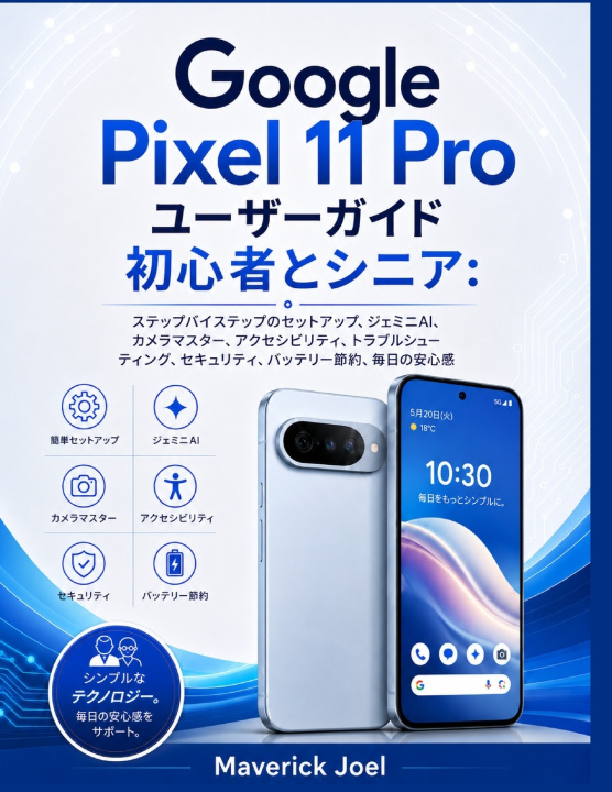 Libro GOOGLE PIXEL 11 PRO GUIDE D'UTILISATION POUR DÉBUTANTS ET SENIORS MAVERICK JOEL