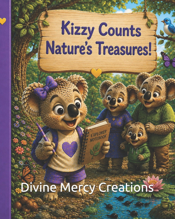 Kniha Kizzy Counts Nature's Treasures Divine Mercy Creations