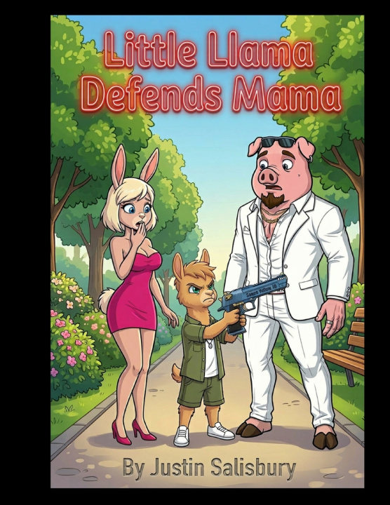 Livro Little Llama Defends Mama Justin Salisbury