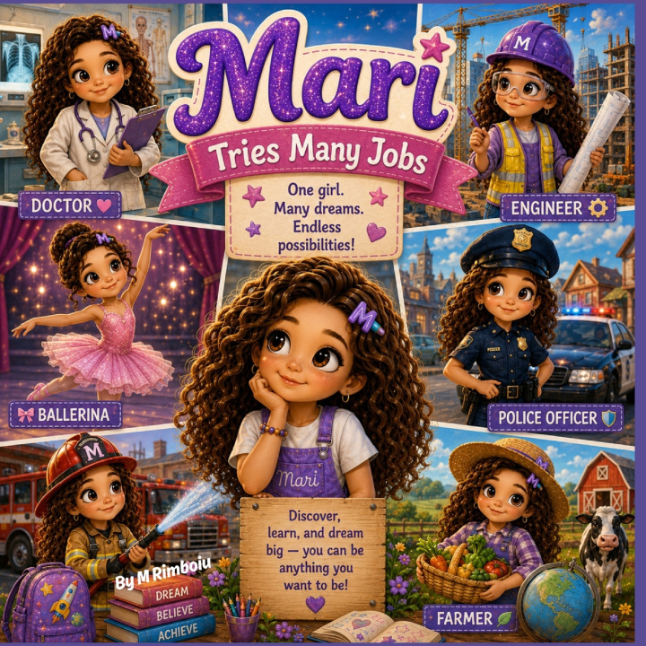 Kniha Mari tries many jobs Mariana Rimboiu