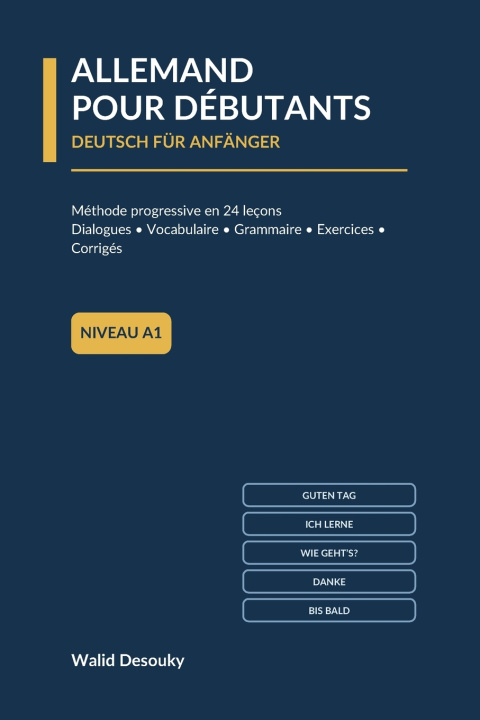 Libro ALLEMAND POUR DÉBUTANTS Walid Desouky