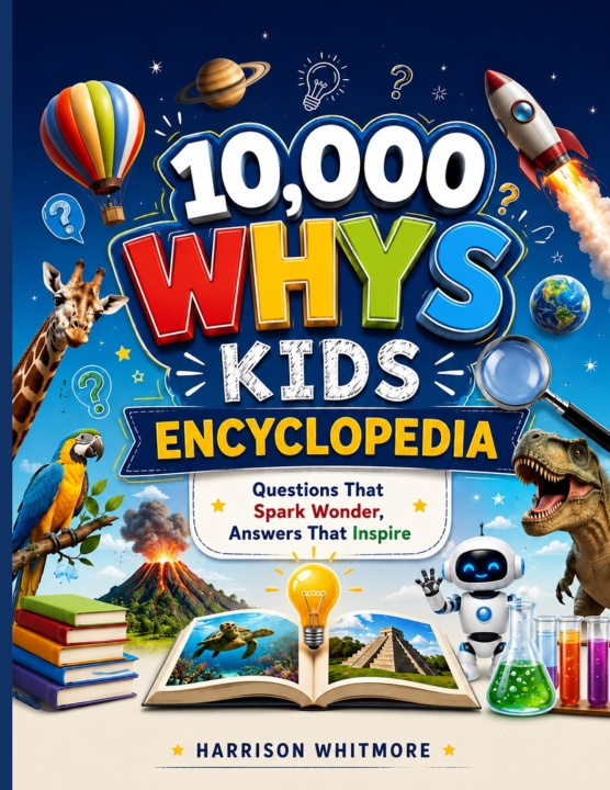 Libro 10,000 WHYS KIDS ENCYCLOPEDIA Harrison Whitmore